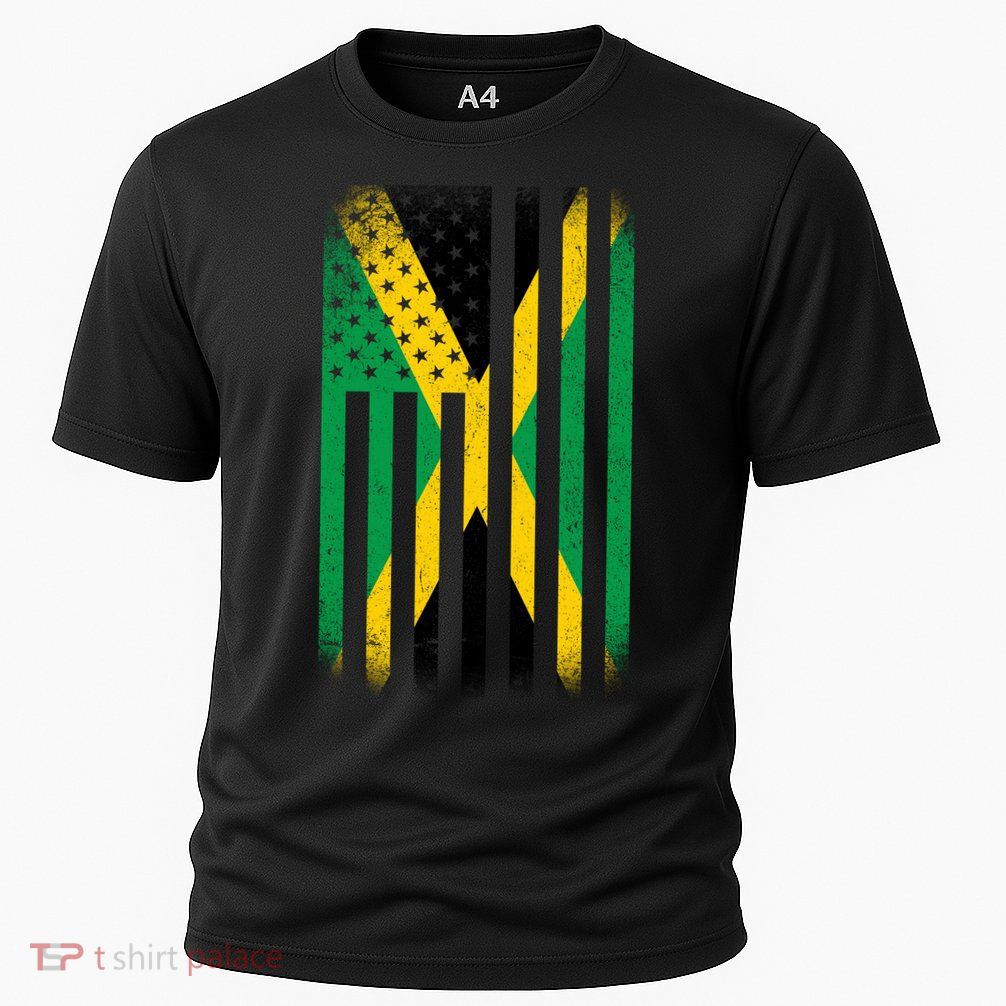 Jamaican Vintage Jamaica Flag Performance Shirt