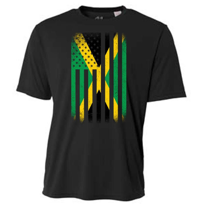 Jamaican Vintage Jamaica Flag Cooling Performance Crew T-Shirt