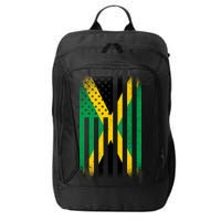 Jamaican Vintage Jamaica Flag City Backpack