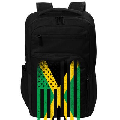 Jamaican Vintage Jamaica Flag Impact Tech Backpack