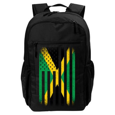 Jamaican Vintage Jamaica Flag Daily Commute Backpack