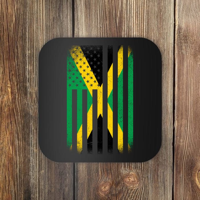 Jamaican Vintage Jamaica Flag Coaster