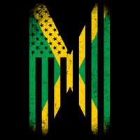 Jamaican Vintage Jamaica Flag Flatbill Hat
