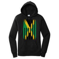 Jamaican Vintage Jamaica Flag Women's Pullover Hoodie