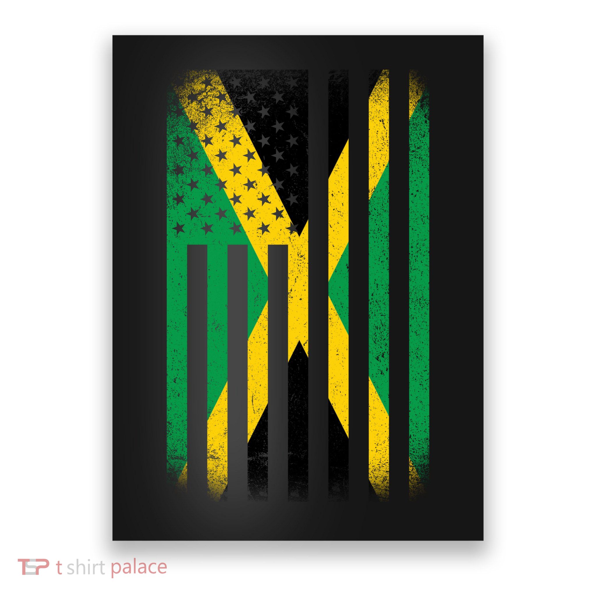 Jamaican Vintage Jamaica Flag Poster