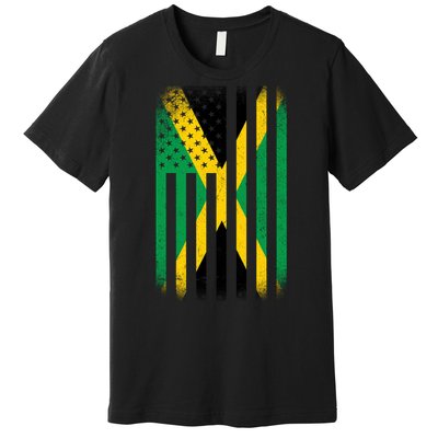 Jamaican Vintage Jamaica Flag Premium T-Shirt