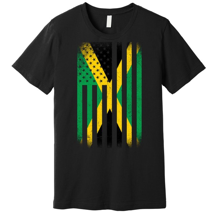 Jamaican Vintage Jamaica Flag Premium T-Shirt