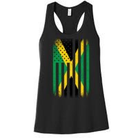 Jamaican Vintage Jamaica Flag Women's Racerback Tank