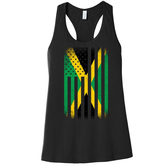 Jamaican Vintage Jamaica Flag Women's Racerback Tank