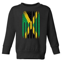 Jamaican Vintage Jamaica Flag Toddler Sweatshirt