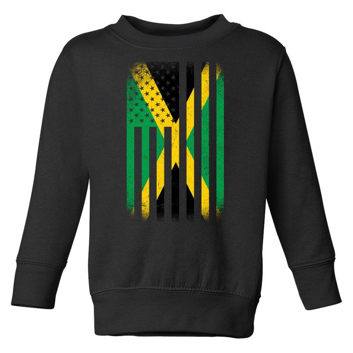 Jamaican Vintage Jamaica Flag Toddler Sweatshirt