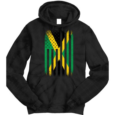 Jamaican Vintage Jamaica Flag Tie Dye Hoodie