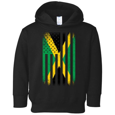 Jamaican Vintage Jamaica Flag Toddler Hoodie