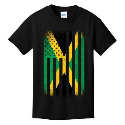 Jamaican Vintage Jamaica Flag Kids T-Shirt