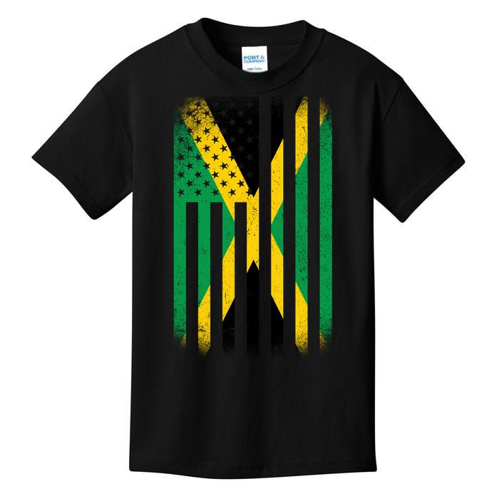 Jamaican Vintage Jamaica Flag Kids T-Shirt