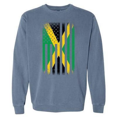 Jamaican Vintage Jamaica Flag Garment-Dyed Sweatshirt