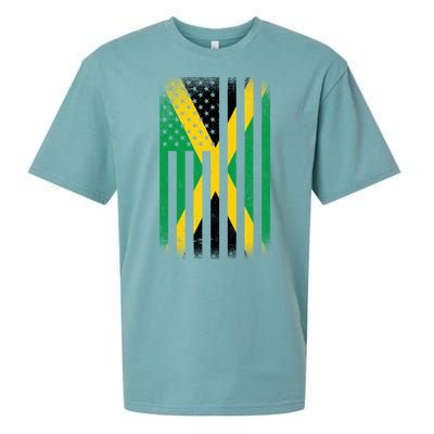 Jamaican Vintage Jamaica Flag Sueded Cloud Jersey T-Shirt