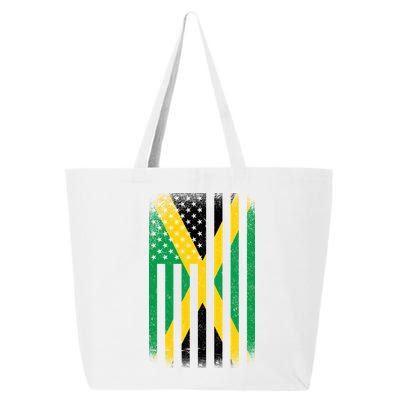 Jamaican Vintage Jamaica Flag 25L Jumbo Tote