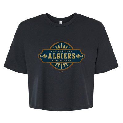 JCombs Algiers New Orleans Louisiana Bella+Canvas Jersey Crop Tee