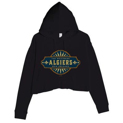 JCombs Algiers New Orleans Louisiana Crop Fleece Hoodie