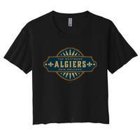 JCombs Algiers New Orleans Louisiana Women's Crop Top Tee