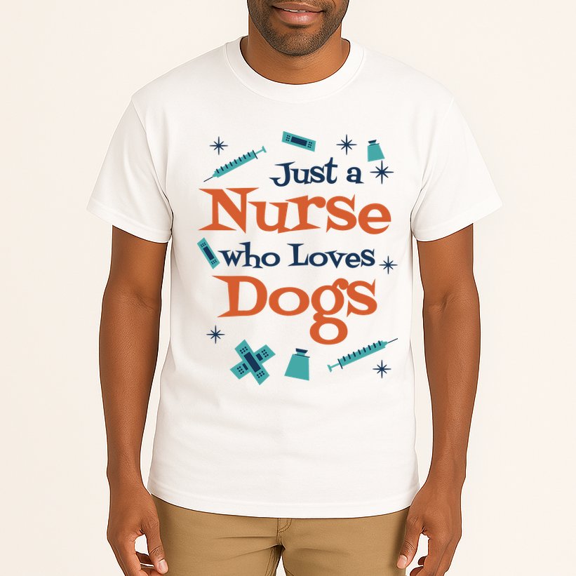 Just A Nurse Who Loves Dogs Tall T-Shirt