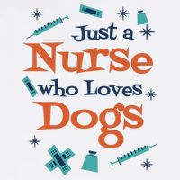 Just A Nurse Who Loves Dogs Flat Bill Trucker Hat