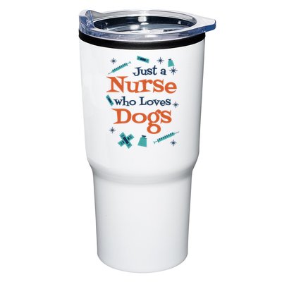 Just A Nurse Who Loves Dogs Tumbler