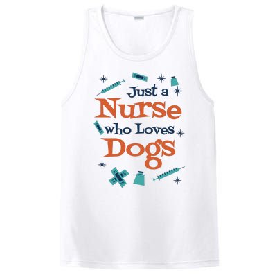 Just A Nurse Who Loves Dogs PosiCharge Competitor Tank