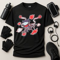 Japanese Anime Ninja Shinobi Cat Cooling Performance Crew T-Shirt