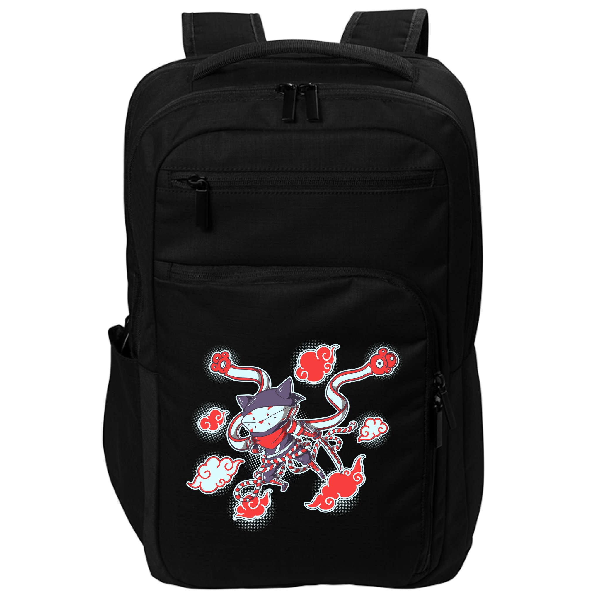 Japanese Anime Ninja Shinobi Cat Impact Tech Backpack