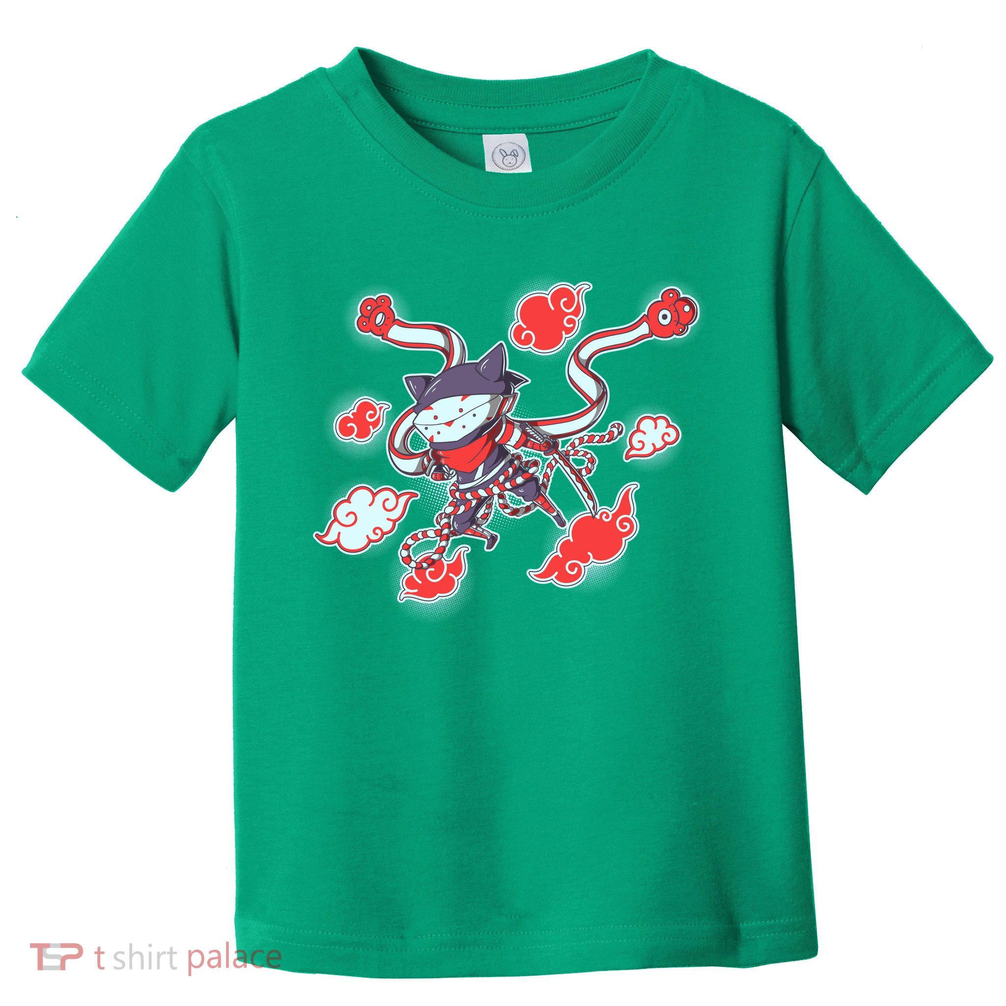 Japanese Anime Ninja Shinobi Cat Toddler T-Shirt