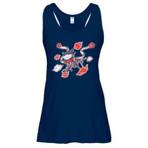 Japanese Anime Ninja Shinobi Cat Ladies Essential Flowy Tank