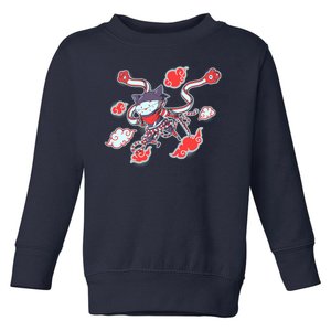 Japanese Anime Ninja Shinobi Cat Toddler Sweatshirt