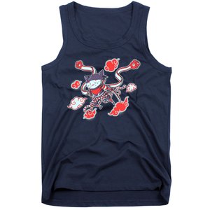 Japanese Anime Ninja Shinobi Cat Tank Top