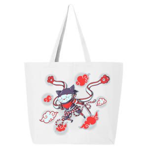 Japanese Anime Ninja Shinobi Cat 25L Jumbo Tote