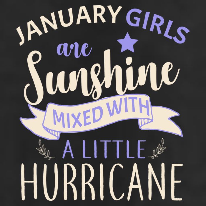 January Girls Are Sunshine Mixed With Hurricane 11oz C Handle Ceramic Mug
