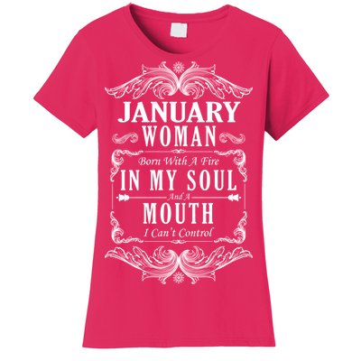 January Woman Funny Birthday Women's T-Shirt