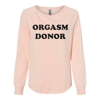 Jensen Ackles Orgasm Donor Ask For Your Free Sample Womens California Wash Sweatshirt