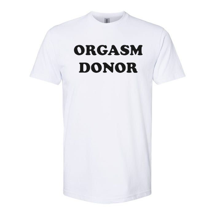 Jensen Ackles Orgasm Donor Ask For Your Free Sample Softstyle CVC T-Shirt