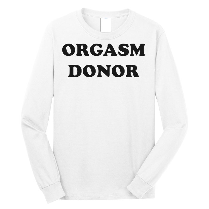 Jensen Ackles Orgasm Donor Ask For Your Free Sample Long Sleeve Shirt