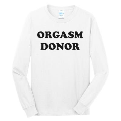 Jensen Ackles Orgasm Donor Ask For Your Free Sample Tall Long Sleeve T-Shirt