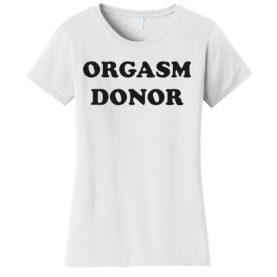 Jensen Ackles Orgasm Donor Ask For Your Free Sample Women's T-Shirt