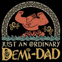Just An Ordinary Demi Dad Funny Daddy Father Family T-Shirt