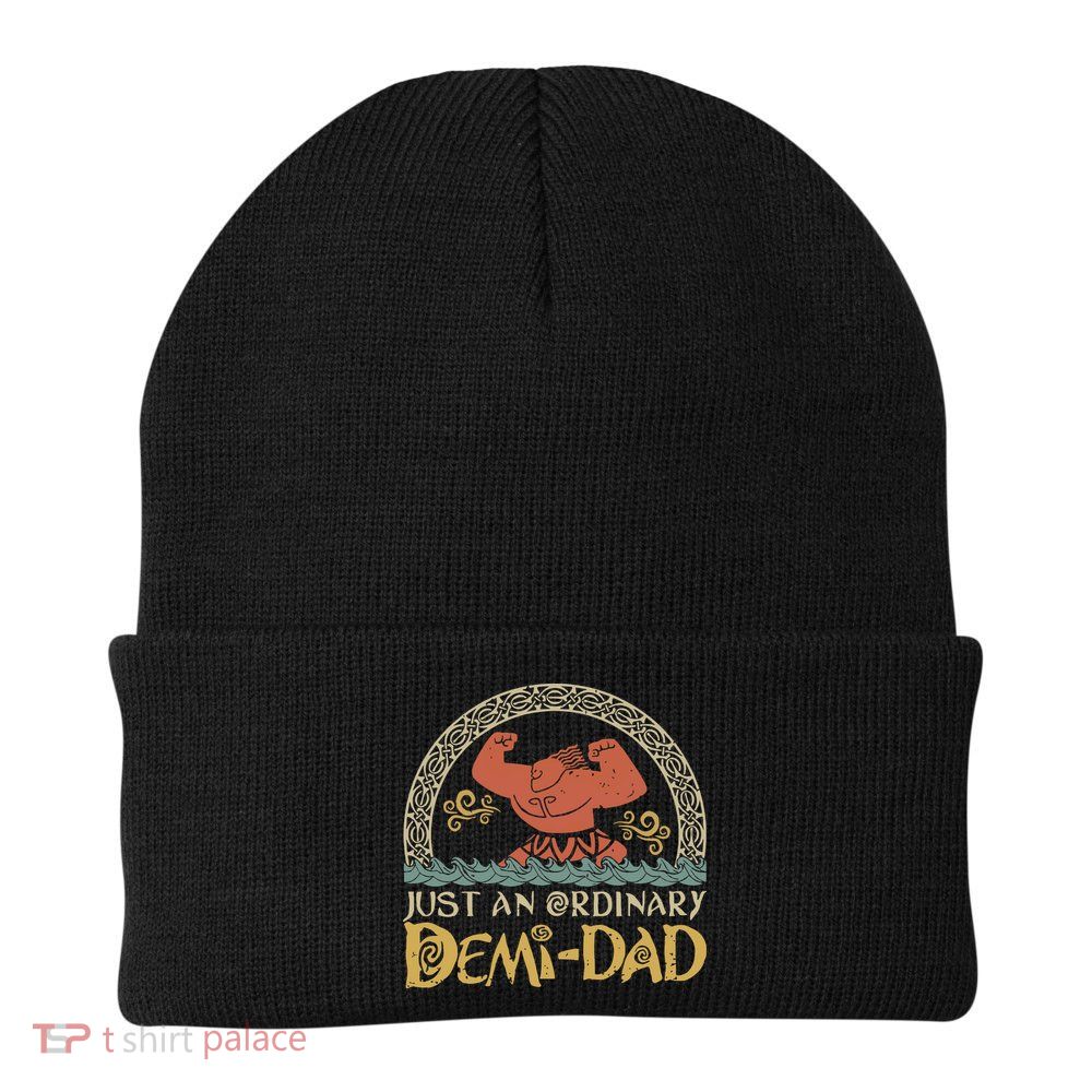 Just An Ordinary Demi Dad Funny Daddy Father Family Beanie