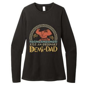 Just An Ordinary Demi Dad Funny Daddy Father Family Womens CVC Long Sleeve Shirt