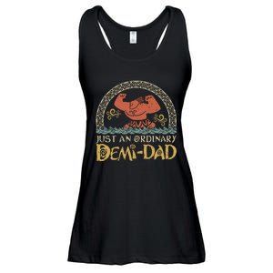 Just An Ordinary Demi Dad Funny Daddy Father Family Ladies Essential Flowy Tank