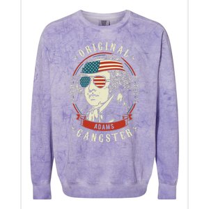 John Adams Original Gangster 4th of July Colorblast Crewneck Sweatshirt