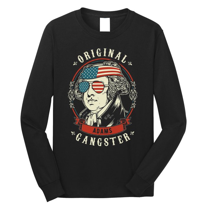 John Adams Original Gangster 4th of July Long Sleeve Shirt