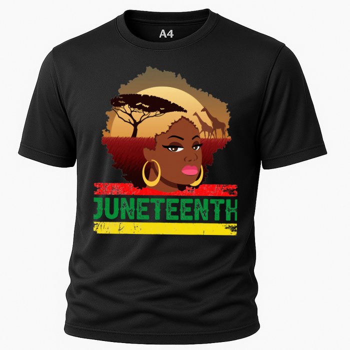 Juneteenth  African Pride Cooling Performance Crew T-Shirt